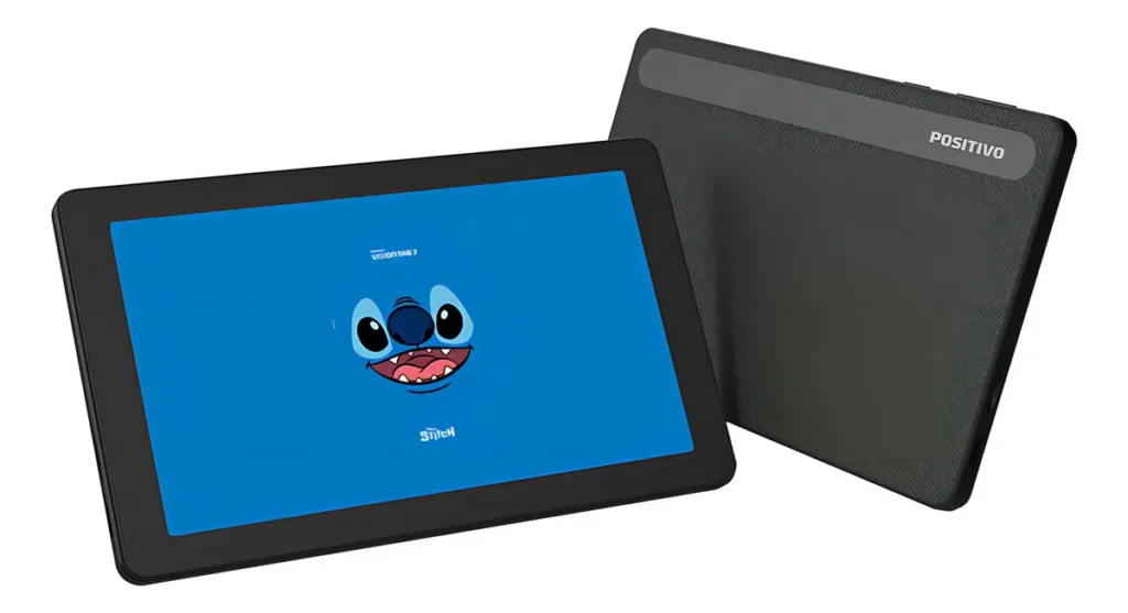 Tablet Infantil Stitch Positivo Vision Tab 7 - Processador Octa-Core 3GB RAM 64GB